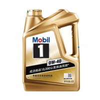 美孚（Mobil）金装美孚1号 全合成机油 0W-40 SN级 4L 汽车保养